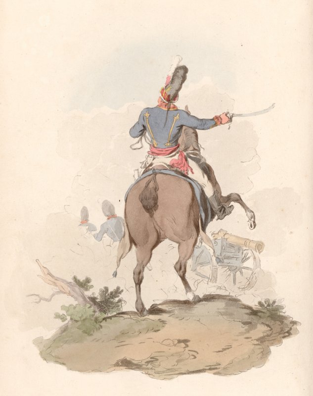 Officer vid Royal Horse Artillery av English School