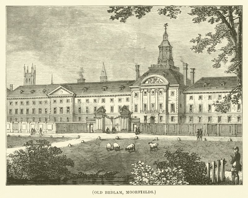 Old Bedlam, Moorfields (gravyr) av English School