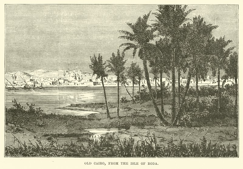 Gamla Kairo, från Isle of Roda av English School