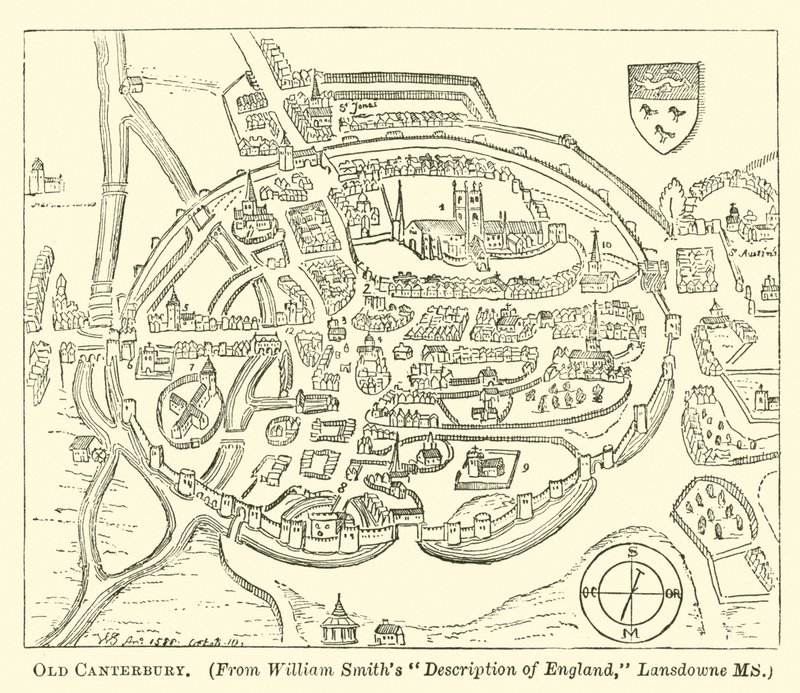 Gamla Canterbury av English School