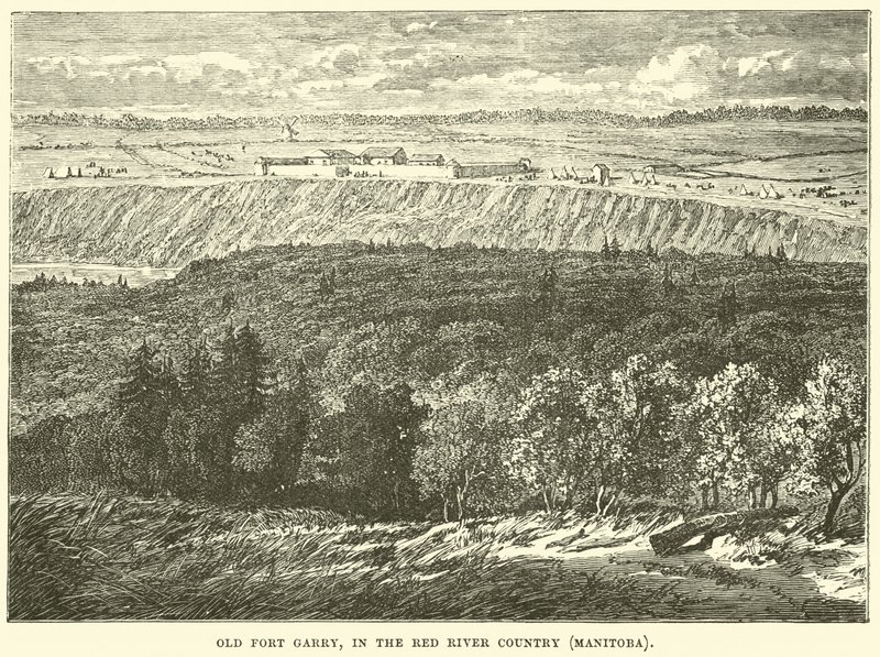 Gamla Fort Garry, i Red River Country, Manitoba av English School
