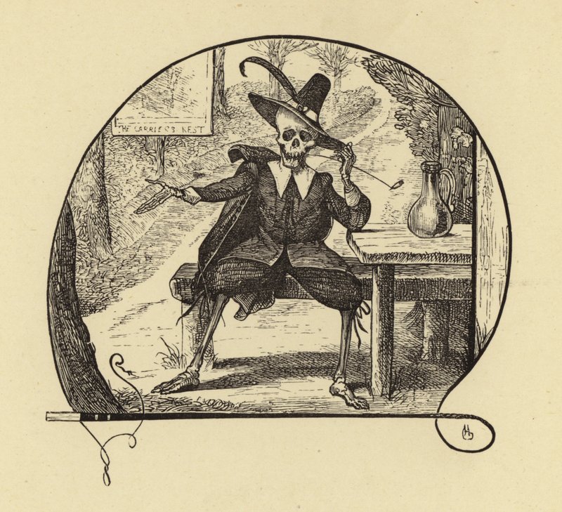 Old Hobson, John Milton (gravyr) av English School