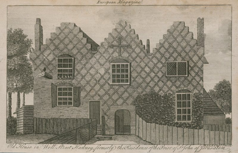 Old House i Well Street, Hackney, tidigare residens för Prior of St John of Jerusalem av English School