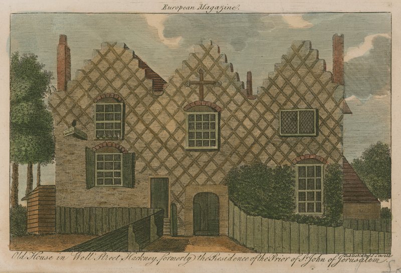 Old House i Well Street, Hackney, tidigare residens för Prior of St John of Jerusalem av English School