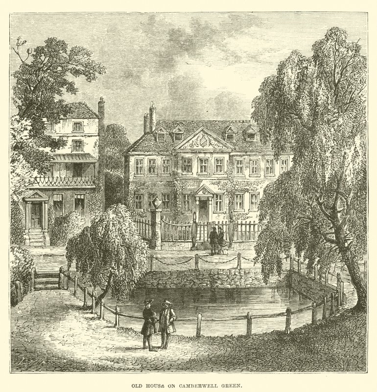 Old House on Camberwell Green (gravyr) av English School