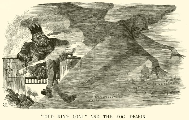 "Old King Coal" and the Fog Demon (gravyr) av English School