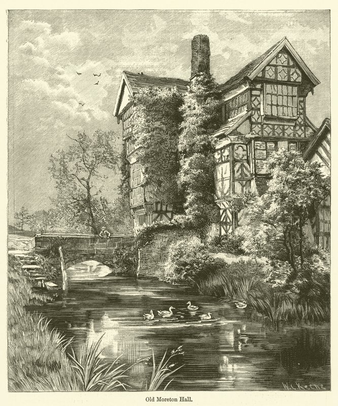 Old Moreton Hall (gravyr) av English School