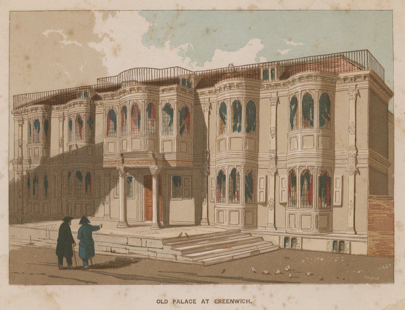 Old Palace i Greenwich, London av English School