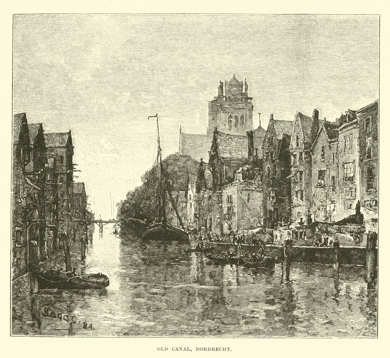 Gamla kanalen, Dordrecht av English School