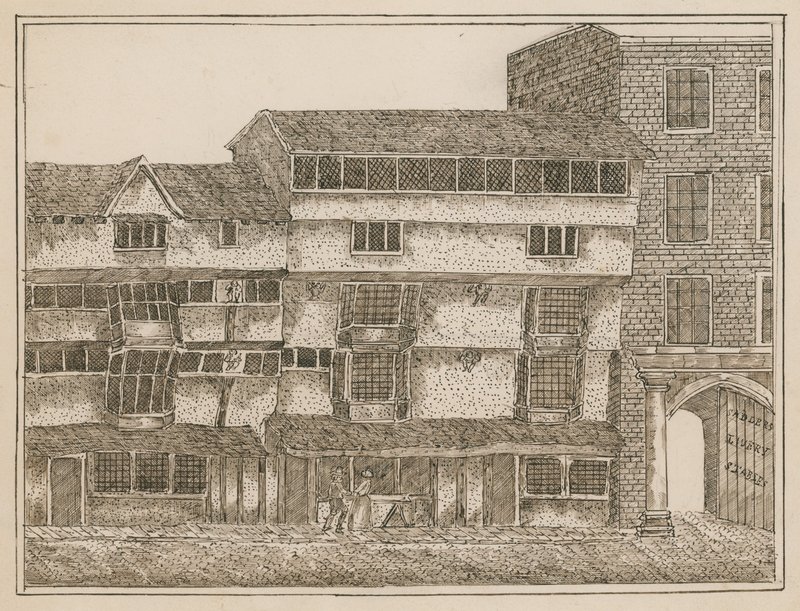Gammalt hus på Croswell Street av English School