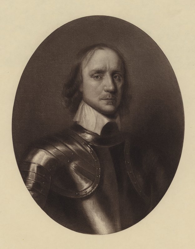Oliver Cromwell (litografi) av English School