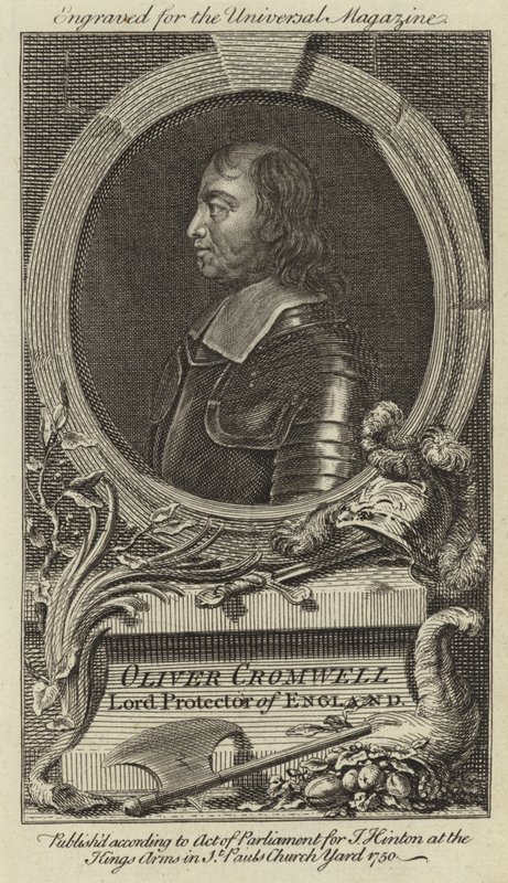 Oliver Cromwell, Englands Lord Protector av English School