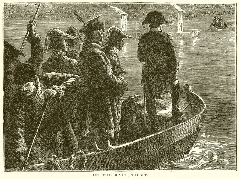 På flotten, Tilsit av English School