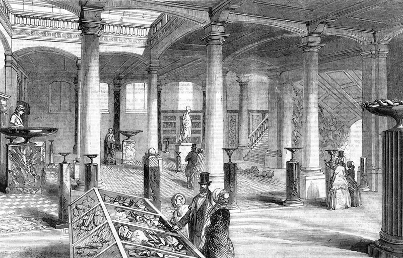 Invigning av Museum of Practical Geology, Jermyn Street, London - Stora salen av English School