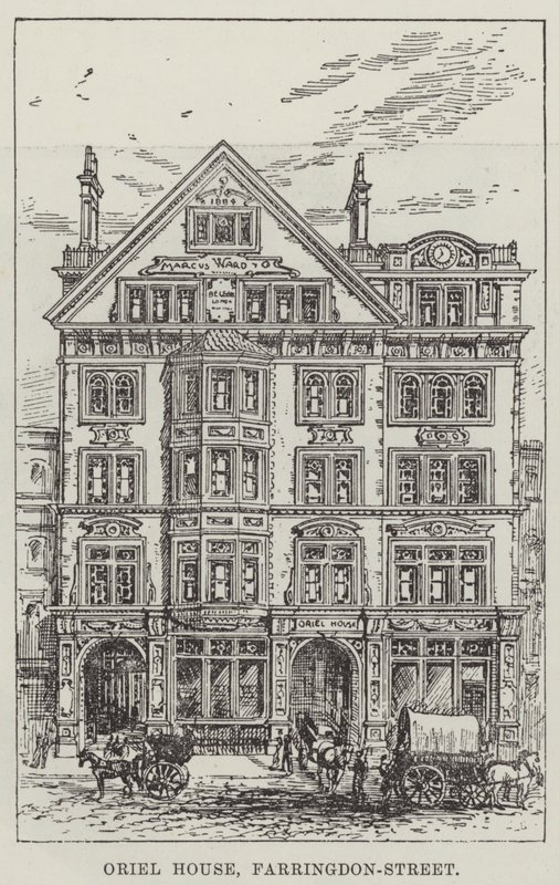 Oriel House, Farringdon-Street (gravyr) av English School