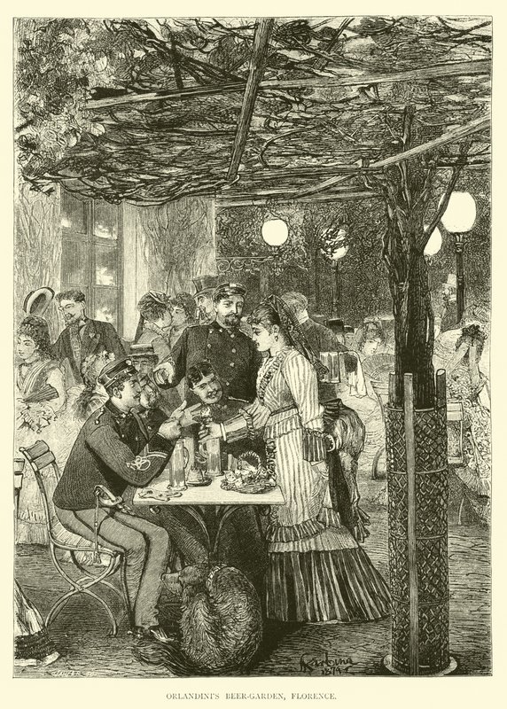 Orlandints Beer-Garden, Florens av English School