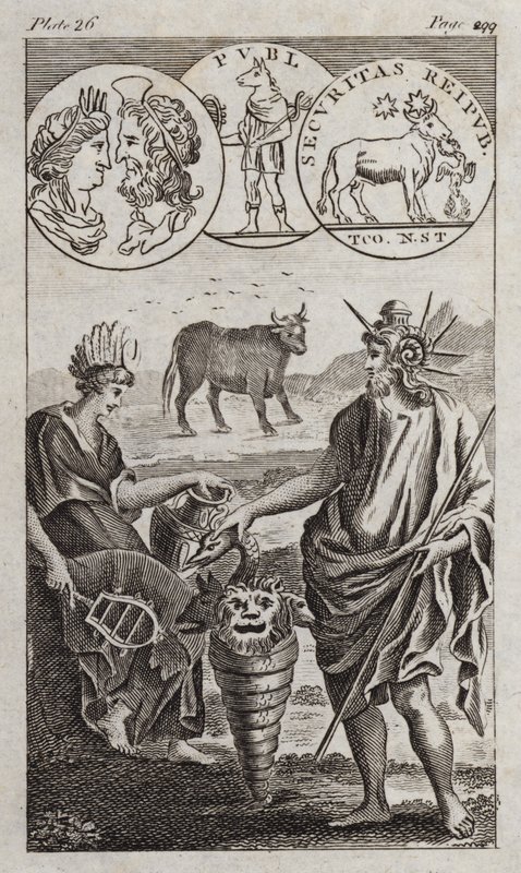 Osiris, Apis, Serapis (gravyr) av English School