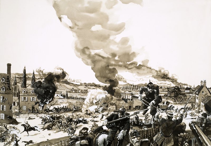 Otto von Bismarck fritar Schleswig och Holstein från danskarna av English School
