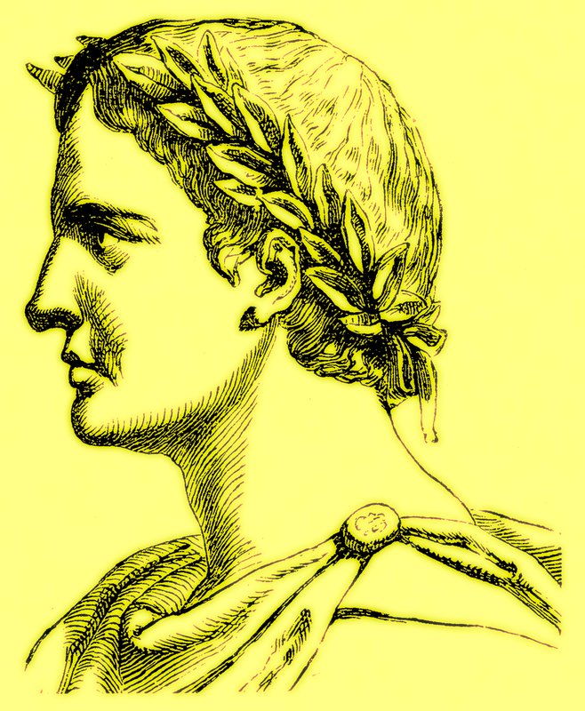 Ovidius Naso, illustration från The Illustrated History of the World, publicerad ca 1880 (digitalt förbättrad bild) av English School