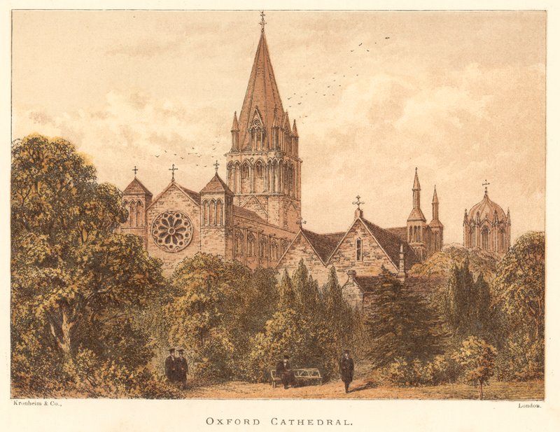 Katedralen i Oxford av English School