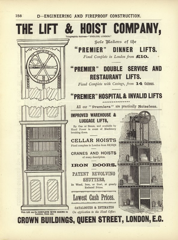 Sida från The Architects, Surveyors and Engineers Compendium 1892 av English School