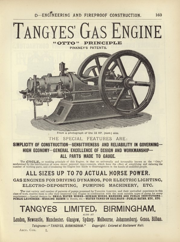 Sida från The Architects, Surveyors and Engineers Compendium 1892 av English School