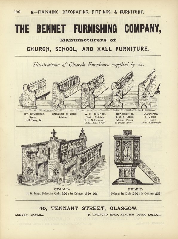 Sida från The Architects, Surveyors and Engineers Compendium 1892 av English School