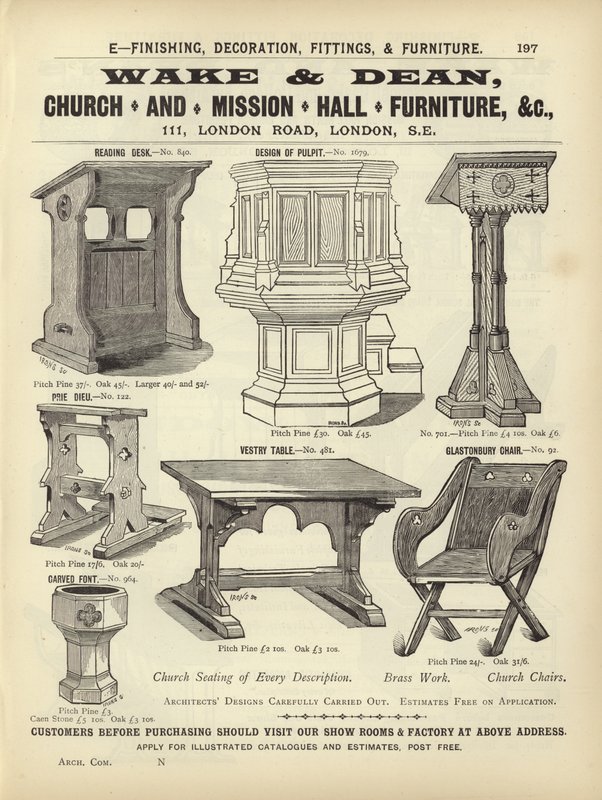 Sida från The Architects, Surveyors and Engineers Compendium 1892 av English School