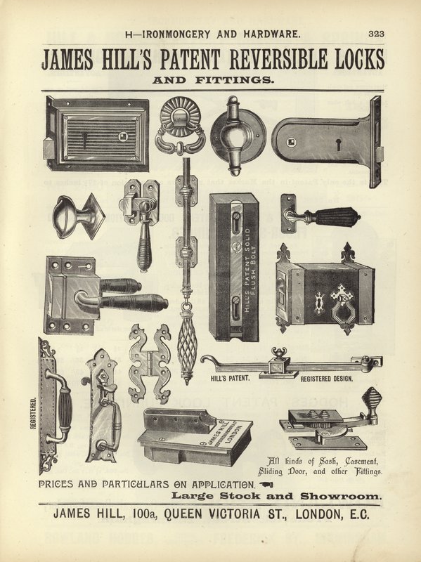 Sida från The Architects, Surveyors and Engineers Compendium 1892 av English School