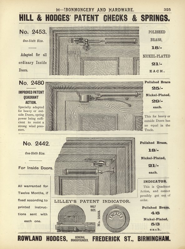 Sida från The Architects, Surveyors and Engineers Compendium 1892 av English School