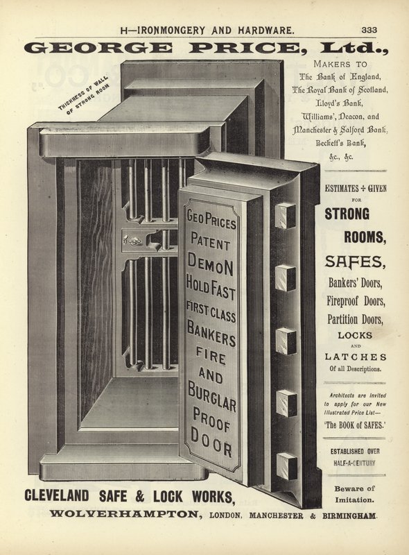 Sida från The Architects, Surveyors and Engineers Compendium 1892 av English School