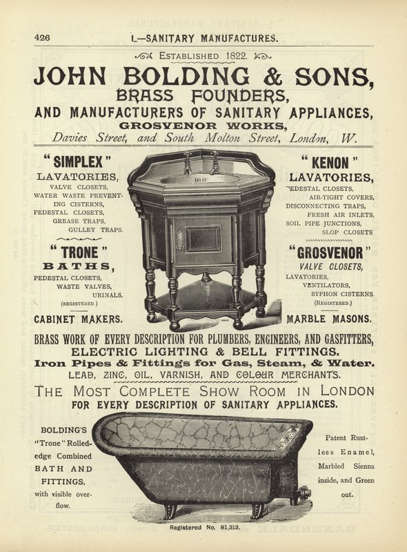 Sida från The Architects, Surveyors and Engineers Compendium 1892 av English School