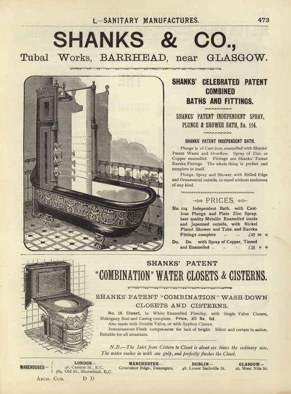 Sida från The Architects, Surveyors and Engineers Compendium 1892 av English School