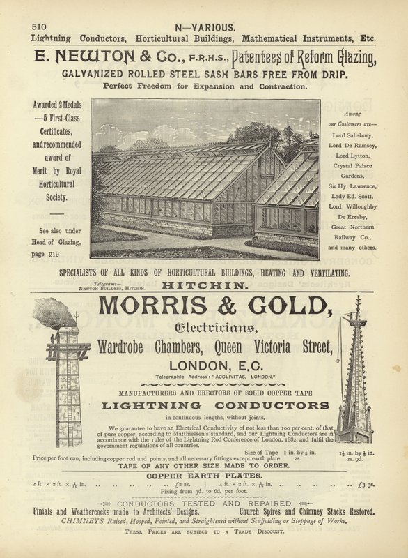 Sida från The Architects, Surveyors and Engineers Compendium 1892 av English School