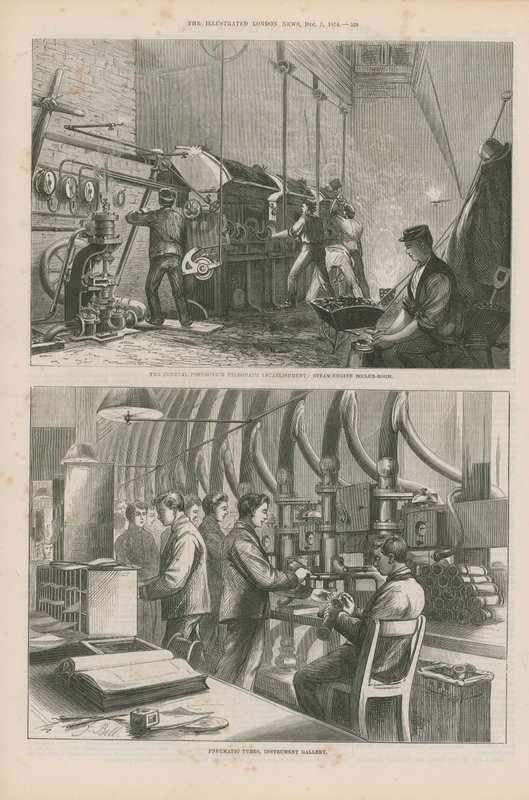 Sida från Illustrated London News av English School