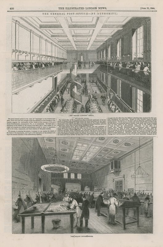 Sida från Illustrated London News av English School