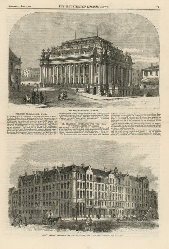 Sida från Illustrated London News av English School