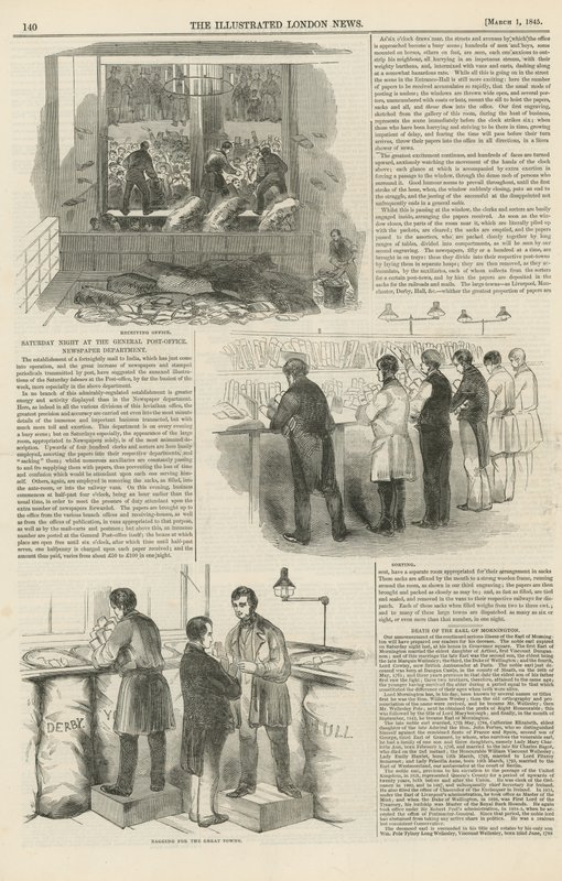 Sida från Illustrated London News av English School