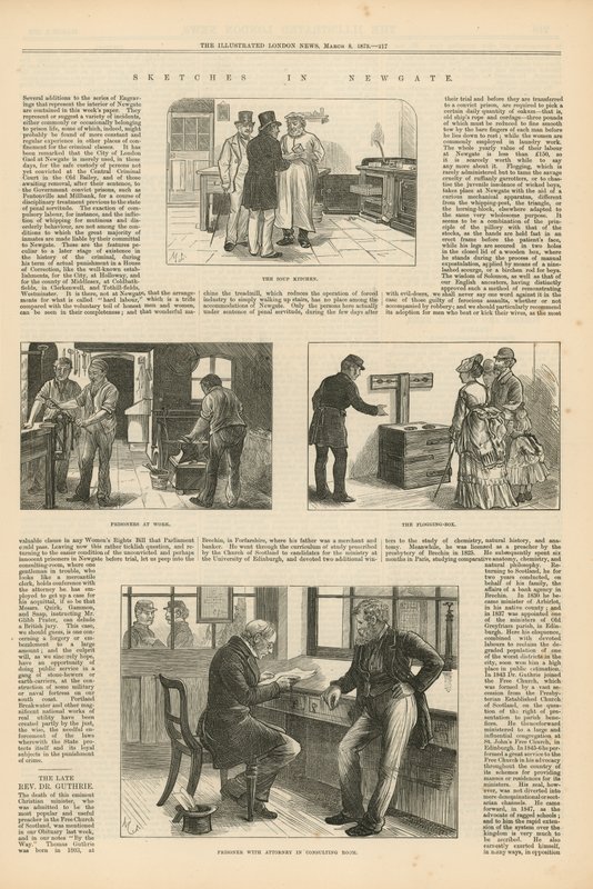 Sida från Illustrated London News av English School