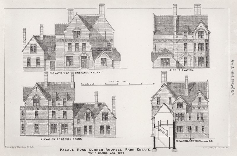 Palace Road Corner, Roupell Park Estate (gravyr) av English School