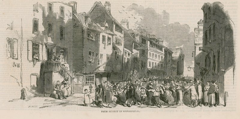 Palmsöndag i Spitalfields av English School