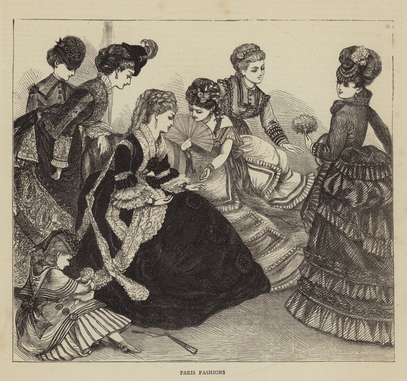 Paris Fashions (gravyr) av English School