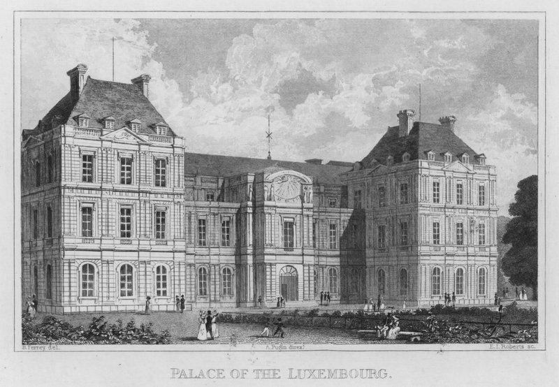 Paris, Luxemburgs palats (gravyr) av English School