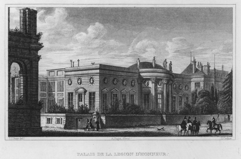 Paris, Palace of the Legion of Honor (gravyr) av English School