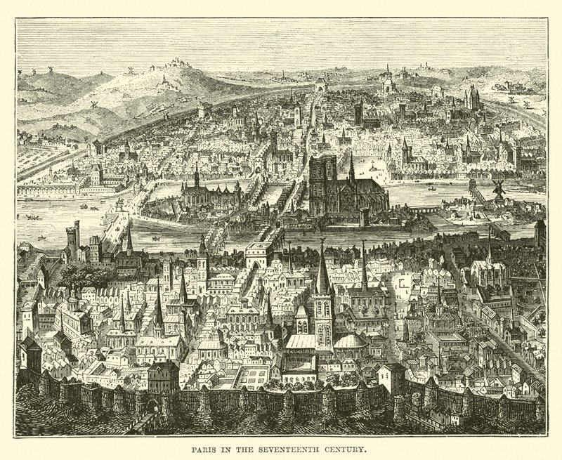 Paris under sjuttonde århundradet av English School