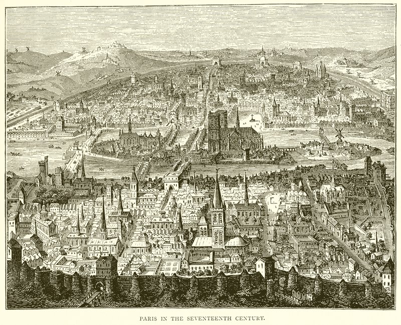 Paris på 1600-talet av English School