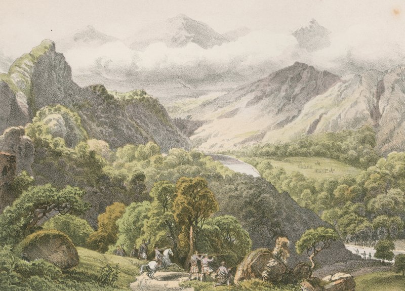 Pass av Killiecrankie av English School
