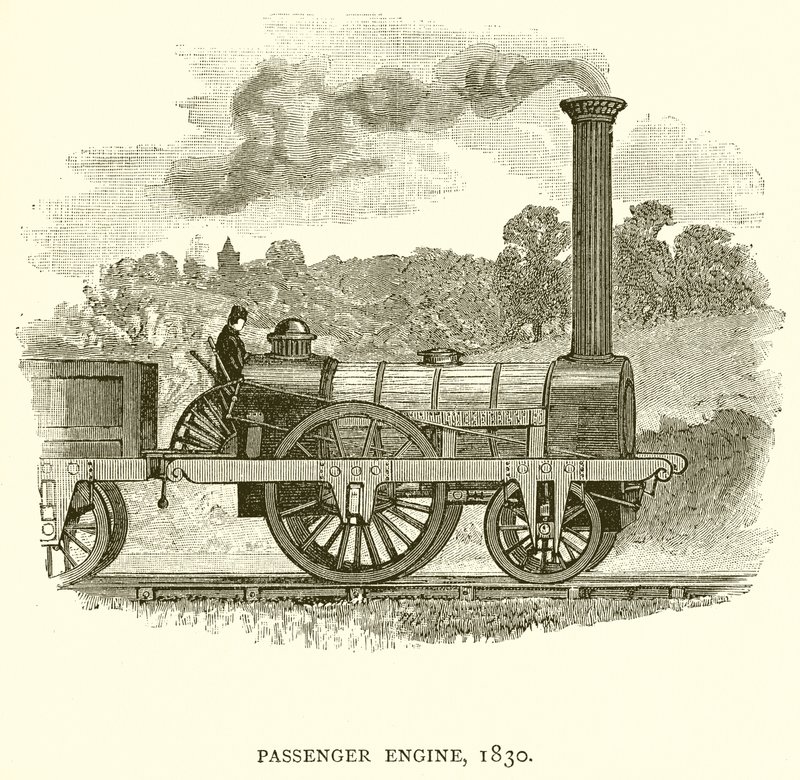Passagerarmotor, 1830 av English School