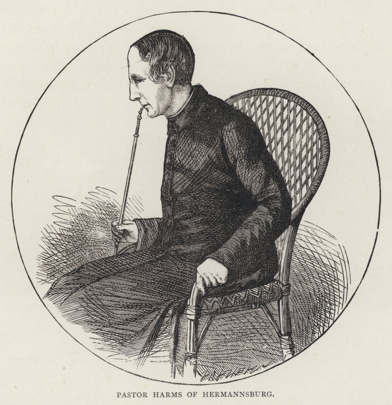 Pastor Harms i Hermannsburg (gravyr) av English School