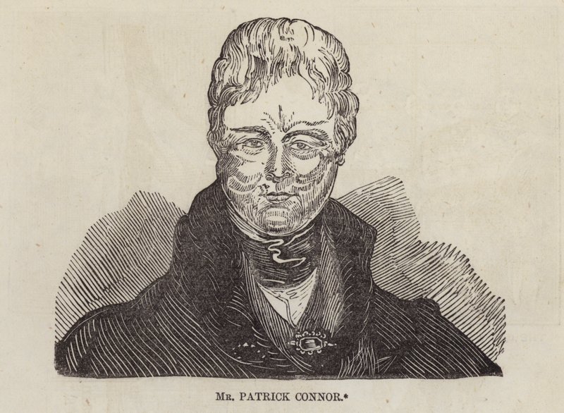 Patrick Connor, gatuförsäljare av bestick, London (gravyr) av English School